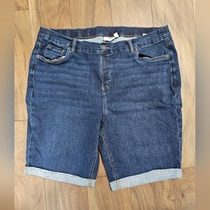 D&co Denim And Company Size 24W Womens Denim Shorts